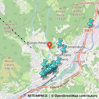 Mappa Via Bachelet, 24021 Bondo BG, Italia (1.03143)