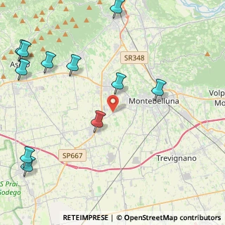 Mappa Via Don Minzoni Giovanni, 31044 Montebelluna TV, Italia (5.79182)