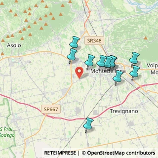 Mappa Via Don Minzoni Giovanni, 31044 Montebelluna TV, Italia (3.58909)
