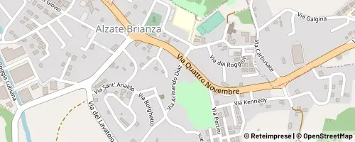 Mappa Alzate Brianza