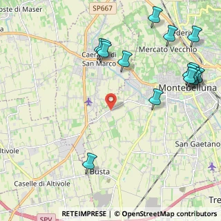 Mappa SP22, 31044 Montebelluna TV, Italia (2.74533)