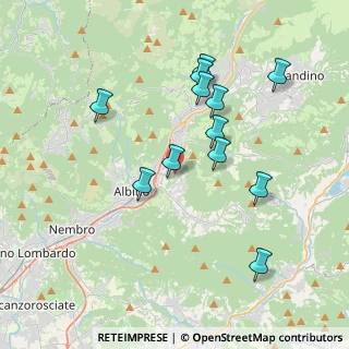 Mappa Via Colle Sfanino, 24021 Albino BG, Italia (3.62583)