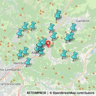 Mappa Via Colle Sfanino, 24021 Albino BG, Italia (3.729)