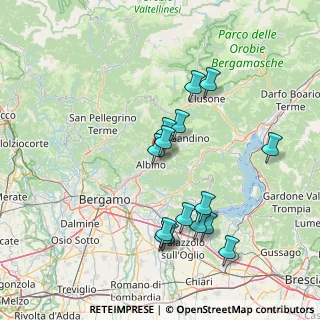 Mappa Via Colle Sfanino, 24021 Albino BG, Italia (14.54133)