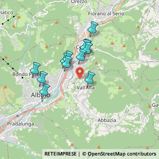 Mappa Via Colle Sfanino, 24021 Albino BG, Italia (1.45667)