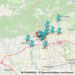 Mappa Angarano, 36061 Bassano del Grappa VI, Italia (4.77538)