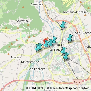 Mappa Angarano, 36061 Bassano del Grappa VI, Italia (1.48364)