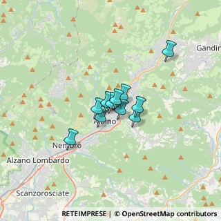 Mappa Via San Alessandro, 24021 Albino BG, Italia (1.83818)