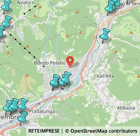 Mappa Via S. Alessandro, 24021 Albino BG, Italia (3.425)