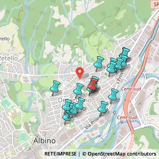 Mappa Via San Alessandro, 24021 Albino BG, Italia (0.4405)