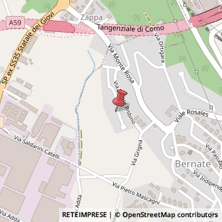 Mappa Via Bisbino, 31, 22070 Casnate con Bernate, Como (Lombardia)