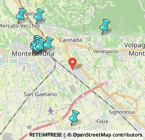 Mappa Via E. Fermi, 31044 Montebelluna TV, Italia (2.47182)