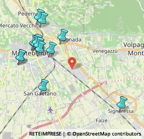 Mappa Via E. Fermi, 31044 Montebelluna TV, Italia (2.39077)