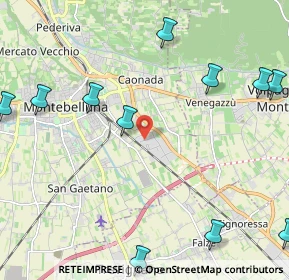 Mappa Via E. Fermi, 31044 Montebelluna TV, Italia (2.92818)