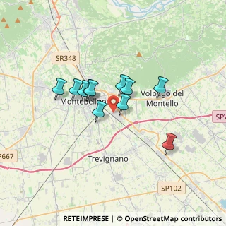 Mappa Via E. Fermi, 31044 Montebelluna TV, Italia (2.50636)