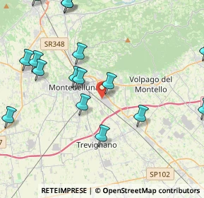 Mappa Via E. Fermi, 31044 Montebelluna TV, Italia (5.24294)