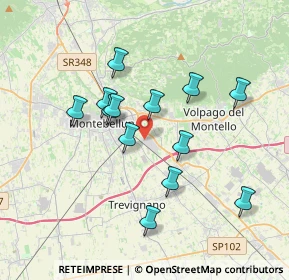 Mappa Via E. Fermi, 31044 Montebelluna TV, Italia (3.22385)