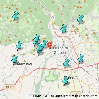 Mappa Quartiere Venticinque Aprile, 36061 Bassano del Grappa VI, Italia (4.752)