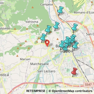 Mappa Quartiere Venticinque Aprile, 36061 Bassano del Grappa VI, Italia (1.98231)