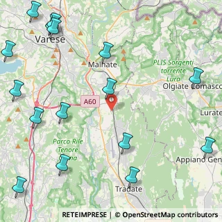 Mappa Via Venezia, 21040 Vedano Olona VA, Italia (6.4425)