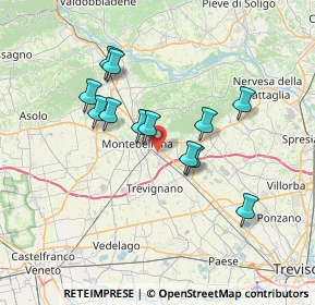 Mappa Via Cal Trevisana, 31044 Montebelluna TV, Italia (6.00083)