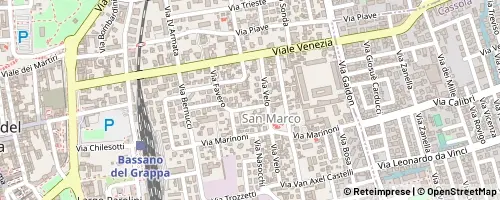 Mappa Bassano del Grappa
