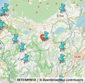 Mappa Via del Dosso, 22040 Alzate Brianza CO, Italia (6.74938)