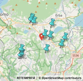 Mappa Via del Dosso, 22040 Alzate Brianza CO, Italia (3.42583)