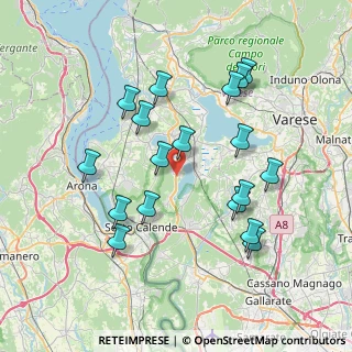 Mappa Via Labiena, 21020 Comabbio VA, Italia (7.44667)