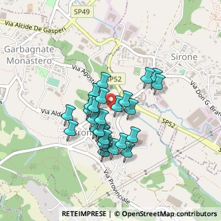 Mappa Via Don F. Corti, 23846 Garbagnate Monastero LC, Italia (0.33214)