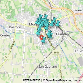 Mappa Via Gian Francesco Malipiero, 31044 Montebelluna TV, Italia (0.6875)