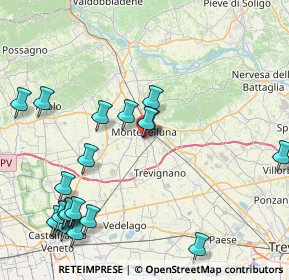 Mappa Via B. Marcello, 31044 Montebelluna TV, Italia (10.236)