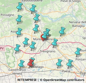 Mappa Via B. Marcello, 31044 Montebelluna TV, Italia (8.2655)