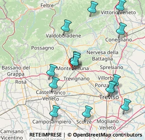 Mappa Via B. Marcello, 31044 Montebelluna TV, Italia (16.77667)