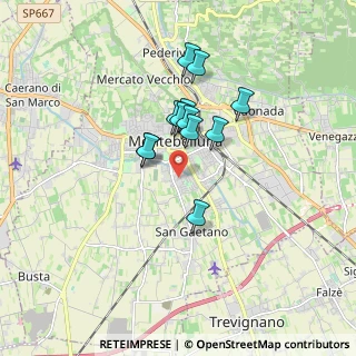 Mappa Via Gian Francesco Malipiero, 31044 Montebelluna TV, Italia (1.2825)