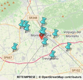 Mappa Via B. Marcello, 31044 Montebelluna TV, Italia (3.09909)