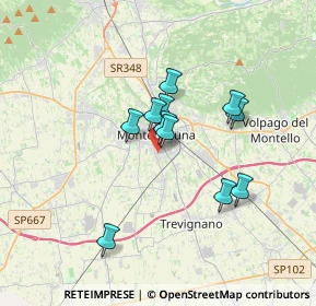 Mappa Via B. Marcello, 31044 Montebelluna TV, Italia (2.64)