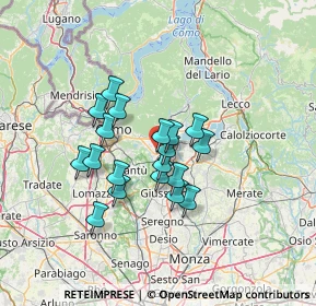 Mappa Via S. Ambrogio, 22040 Alzate Brianza CO, Italia (10.13895)