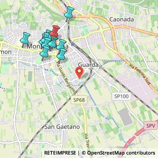 Mappa Via delle Ginestre, 31044 Montebelluna TV, Italia (1.20667)