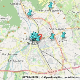 Mappa Via Favero, 36061 Bassano del Grappa VI, Italia (1.3125)