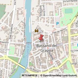 Mappa Via Zaccaria Bricito, 17, 36061 Bassano del Grappa, Vicenza (Veneto)