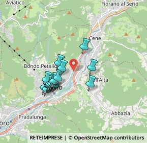 Mappa Via del Maglio, 24021 Albino BG, Italia (1.44625)