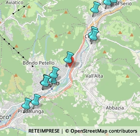 Mappa Via del Maglio, 24021 Albino BG, Italia (2.325)