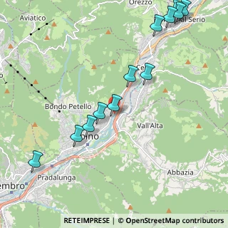 Mappa Via del Maglio, 24021 Albino BG, Italia (2.4975)
