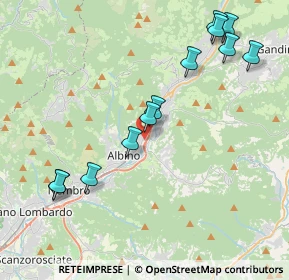 Mappa Via del Maglio, 24021 Albino BG, Italia (4.48333)
