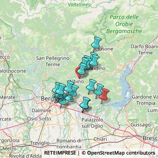 Mappa Via del Maglio, 24021 Albino BG, Italia (10.067)