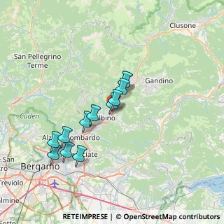 Mappa Via del Maglio, 24021 Albino BG, Italia (6.05917)