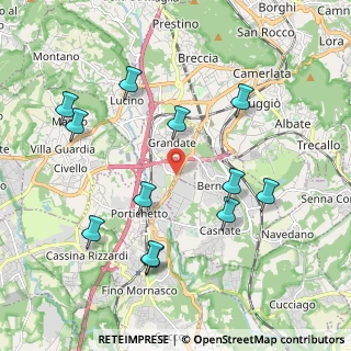 Mappa Via Strada Statale dei Giovi, 22070 Grandate CO, Italia (2.12333)