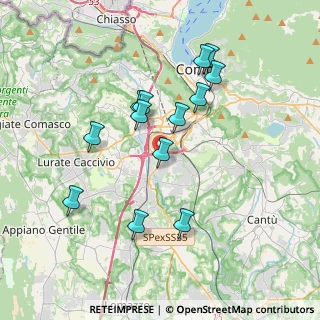 Mappa Via Strada Statale dei Giovi, 22070 Grandate CO, Italia (3.45077)