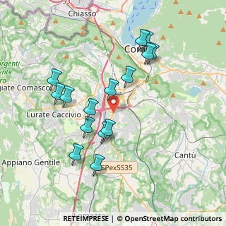 Mappa Via Strada Statale dei Giovi, 22070 Grandate CO, Italia (3.66267)